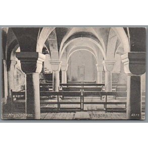Kryptkirken - Viborg - Postkort - Brugt