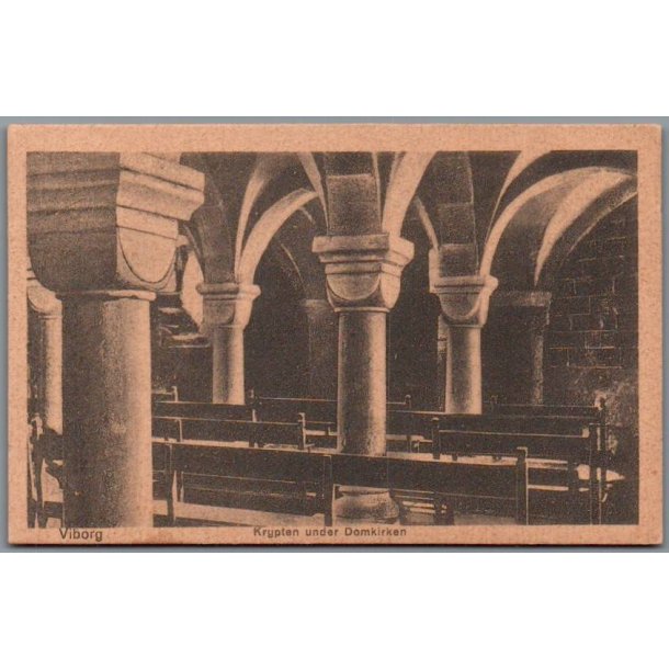 Viborg - Krypten under Domkirken - Postkort - Ubrugt