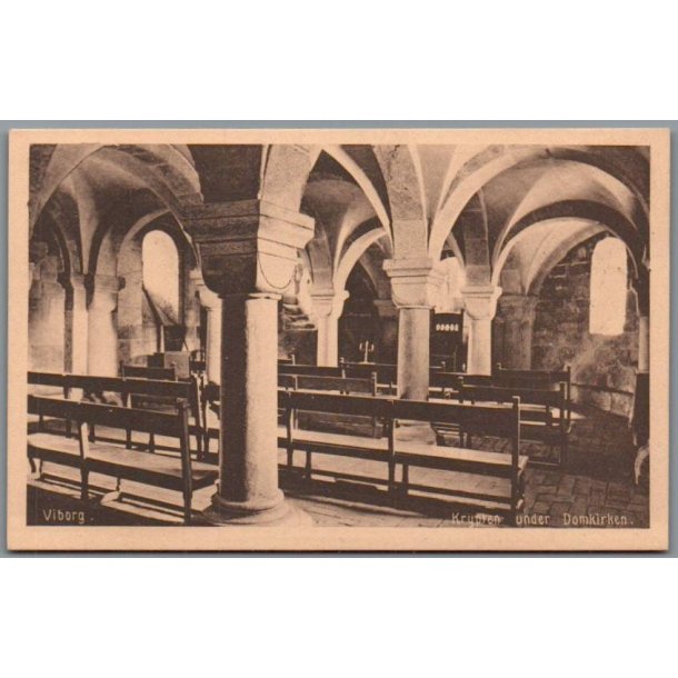 Viborg - Krypten under Domkirken - Postkort - Ubrugt