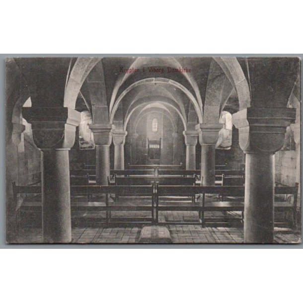 Krypten - Viborg Domkirke - Postkort - Brugt