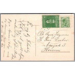 Julemrke 1915 p Postkort