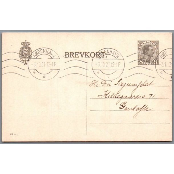 Emil Beyer &amp; G. Hemmingsen - N�rregade 41 - Brevkort - Brugt