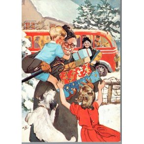 Mathisen, Axel  - Julekort - Ubrugt