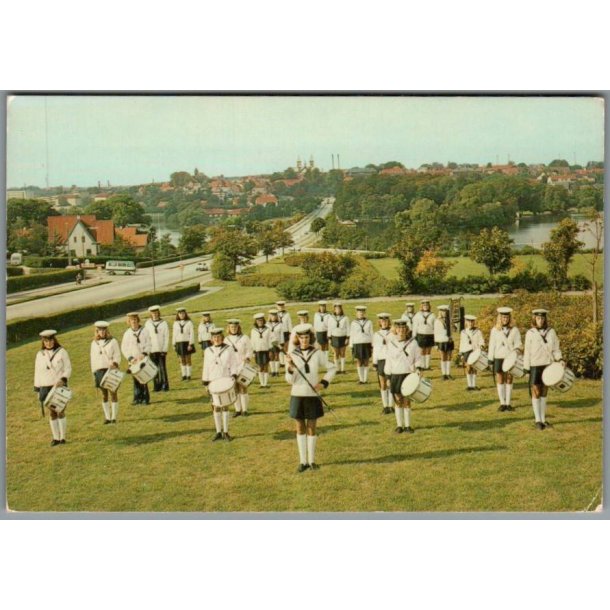Viborg F.P.F. &amp; K.F.U.K - Tamburgkorps - Postkort - Brugt