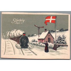 Julemrke 1915 p Postkort