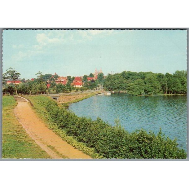 Viborg - Udsigt mod Byen - Postkort - Ubrugt