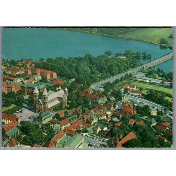 Viborg - Udsigt - Luftfoto -  Postkort - Brugt