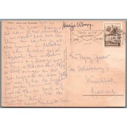 Viborg - Udsigt mod Damkirken -  Postkort - Brugt