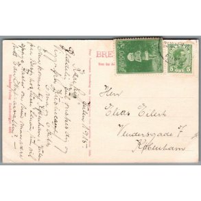 Julemrke 1915 p Postkort