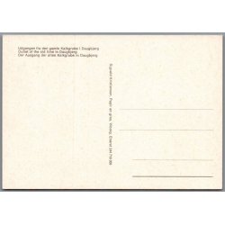 Udgangen fra den gamle Kalkgrube i Daubjerg - Postkort - Ubrugt