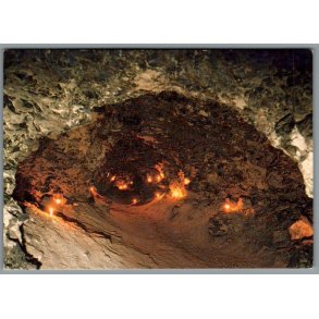 Grubegangene i Daubjerg Kalkgreuber - Postkort - Brugt