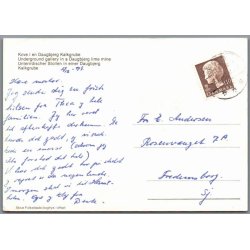 Kove i en Daubjerg Kalkgrube - Postkort - Brugt