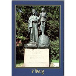 Viborg - Dr. Margrethe og Erik af Pommeren - Postkort - Brugt