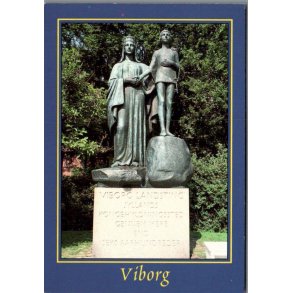 Viborg - Dr. Margrethe og Erik af Pommeren - Postkort - Brugt