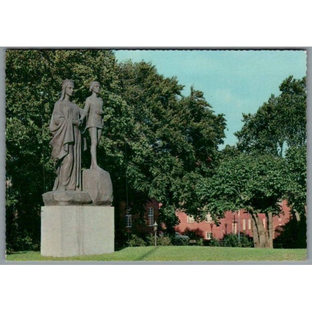 Viborg - kongehyldningsmonument - Postkort - Ubrugt