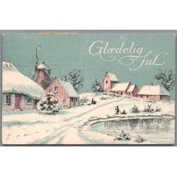 Julemrke 1915 p Postkort