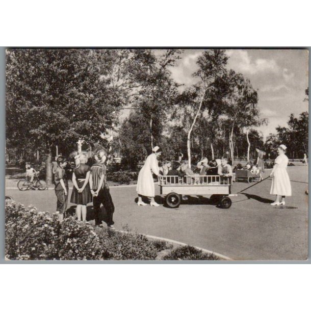 Dansk Rde Kors Folkekur ved Hald - Postkort - Brugt