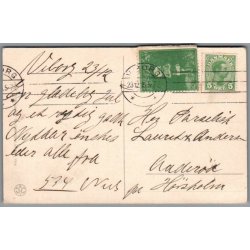 Julemrke 1915 p Postkort