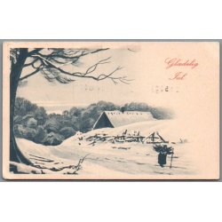 Julemrke 1915 p Postkort