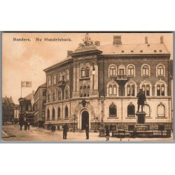 Randers - Ny Handelsbanken - Postkort - Brugt
