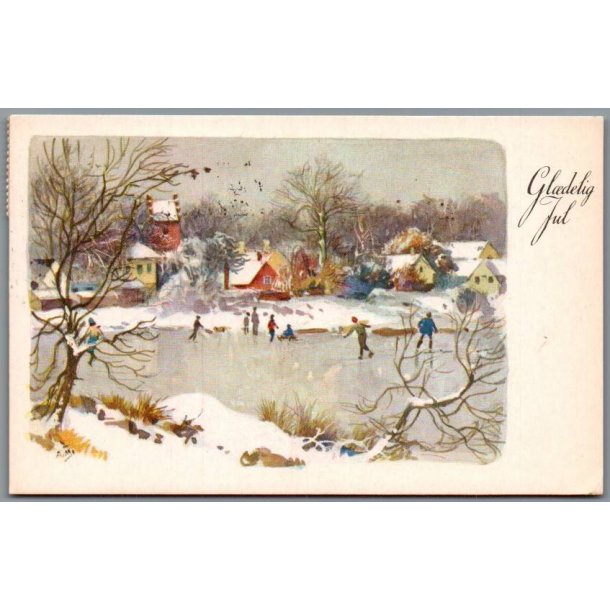 Mathisen, Axel  - Gl�delig Jul - Brugt - Blank Forside !
