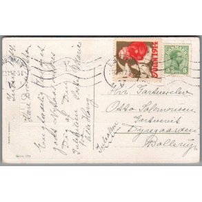 Julemrke 1914 p Postkort