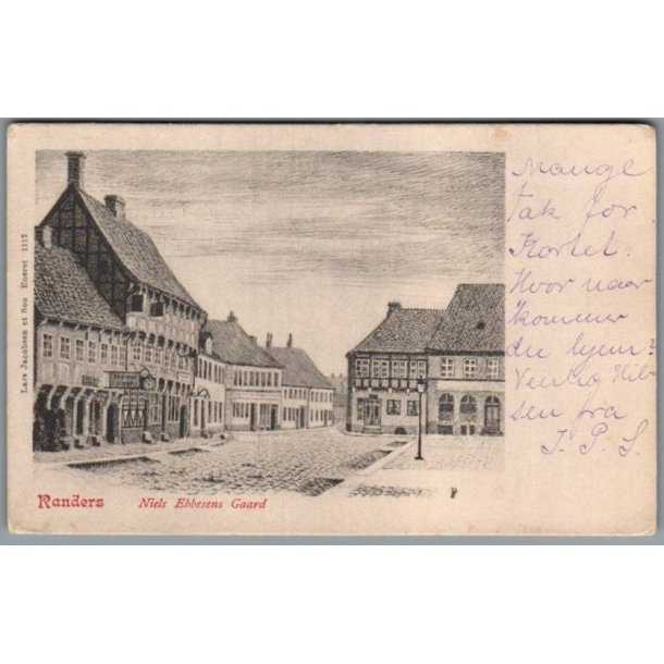 Randers - Niels Ebbesens Gaard - Postkort - Brugt