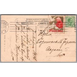 Julemrke 1914 p Postkort