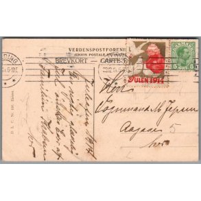Julemrke 1914 p Postkort