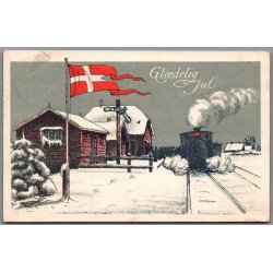 Julemrke 1914 p Postkort