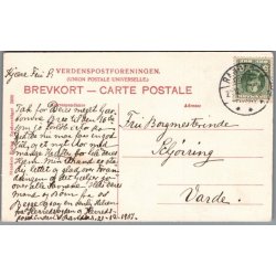 Randers - Niels Ebbesens Statue - Postkort - Brugt