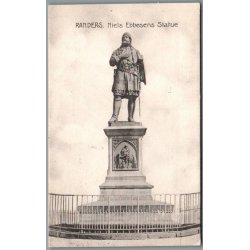 Randers - Niels Ebbesens Statue - Postkort - Brugt