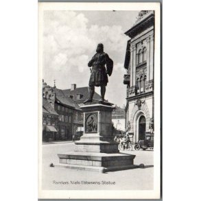 Randers - Niels Ebbesens Statue - Postkort - Ubrugt