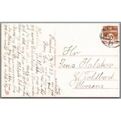 Randers - Niels Ebbesens Statue - Postkort - Brugt