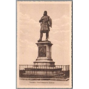 Randers - Niels Ebbesens Statue - Postkort - Ubrugt