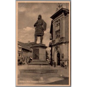 Randers - Niels Ebbesens Statue - Postkort - Ubrugt