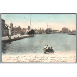 Randers - Parti fra Havnen - Postkort - Brugt