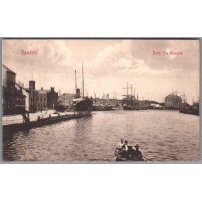 Randers - Parti fra Havnen - Postkort - Ubrugt
