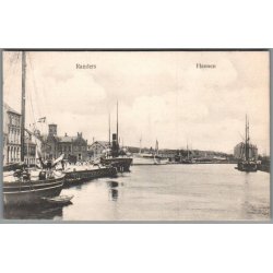 Randers - Havnen - Postkort - Brugt