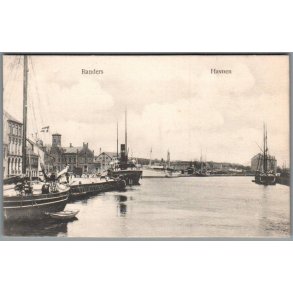 Randers - Havnen - Postkort - Brugt