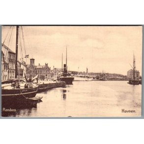 Randers - Havnen - Postkort - Ubrugt