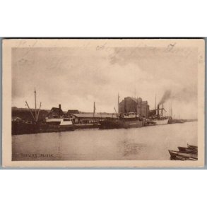 Randers - Havnen - Postkort - Brugt