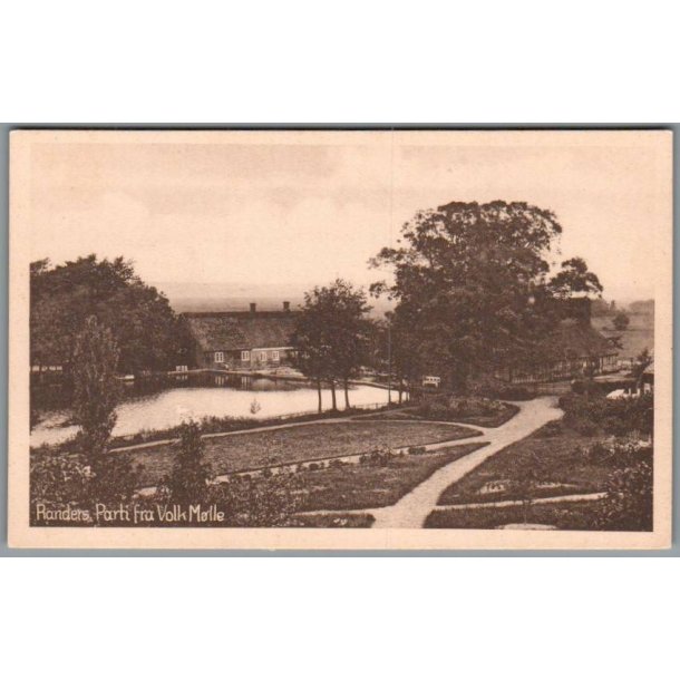 Randers - Parti fra Volk Mlle - Postkort - Ubrugt