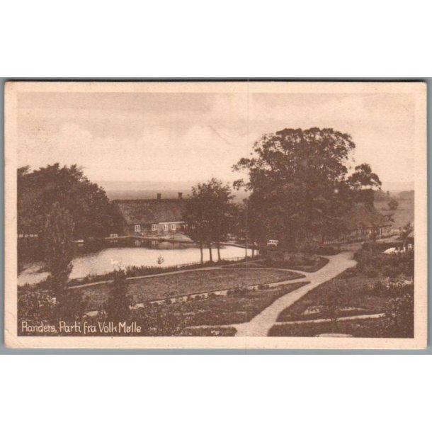 Randers - Parti fra Volk Mlle - Postkort - Brugt