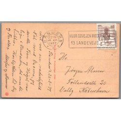 Randers - Parti fra Oust Mlle - Postkort - brugt