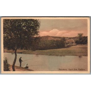 Randers - Parti fra  Fladbro - Postkort - Brugt