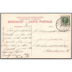 Fladbro - Parti af Haven - Postkort - Brugt