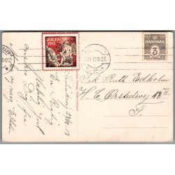 Julemrke 1913 p Postkort