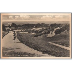 Randers - Parti fra Vestparken med Stadion  - Postkort - Ubrugt