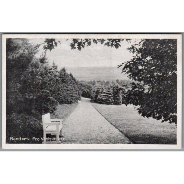 Randers - Fra Vestparken - Postkort - Ubrugt